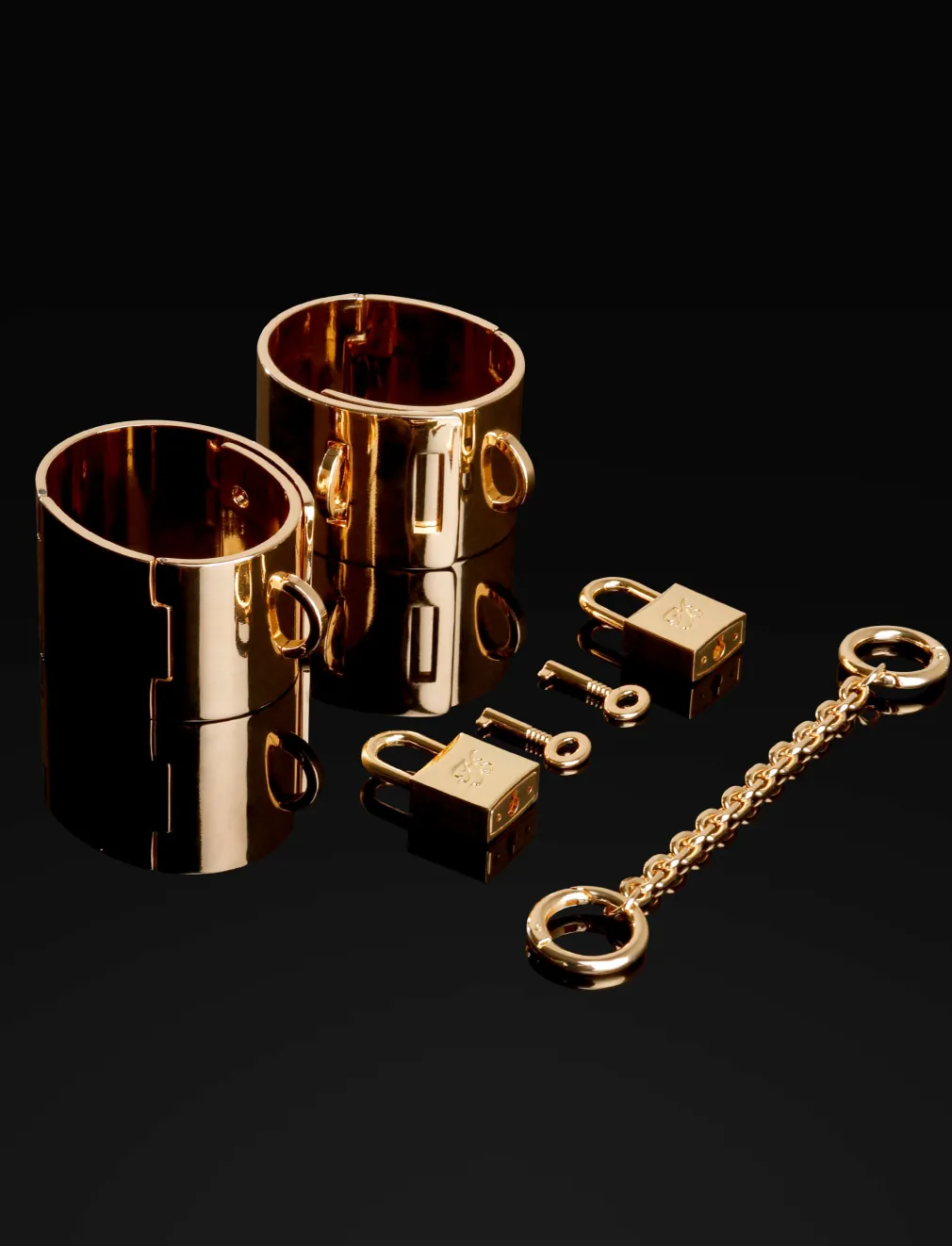 Chastity Gold Cuffs
