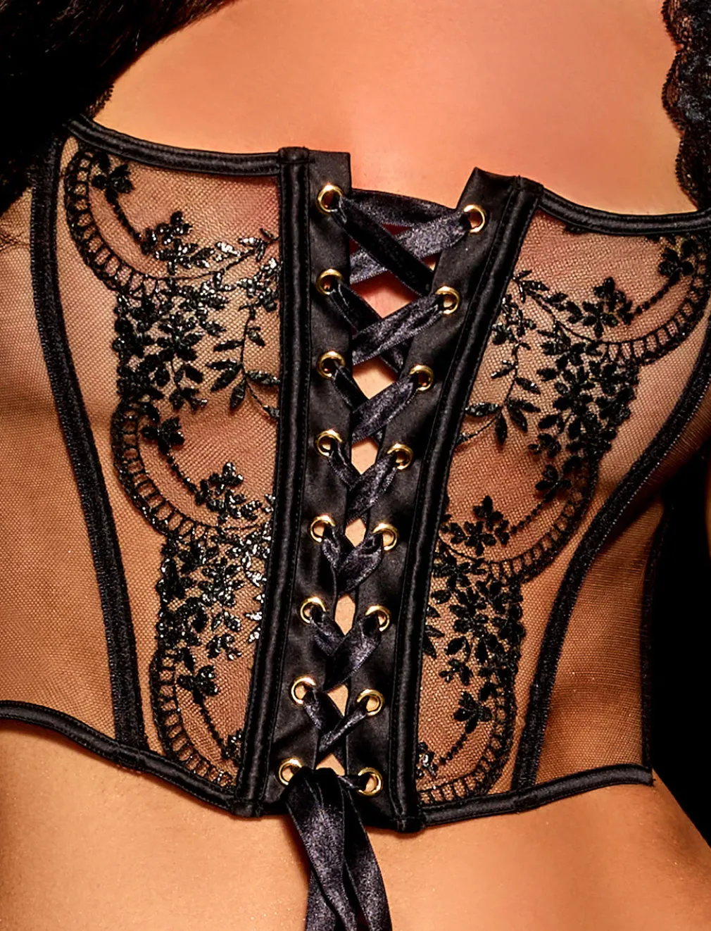 Eleanor Black Corset