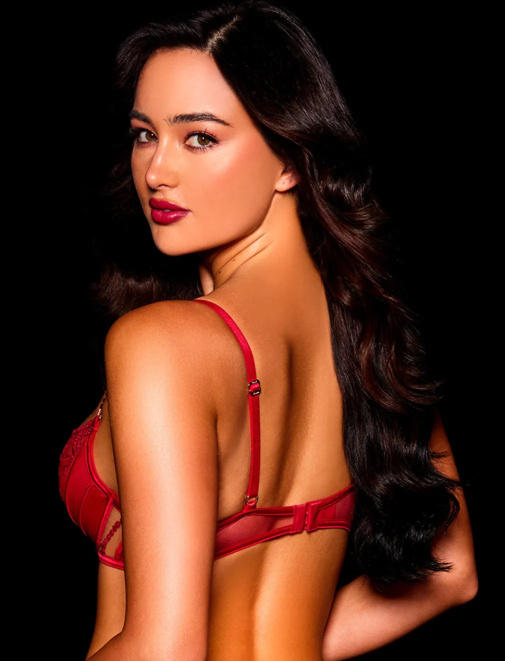 Kiera Red Bra